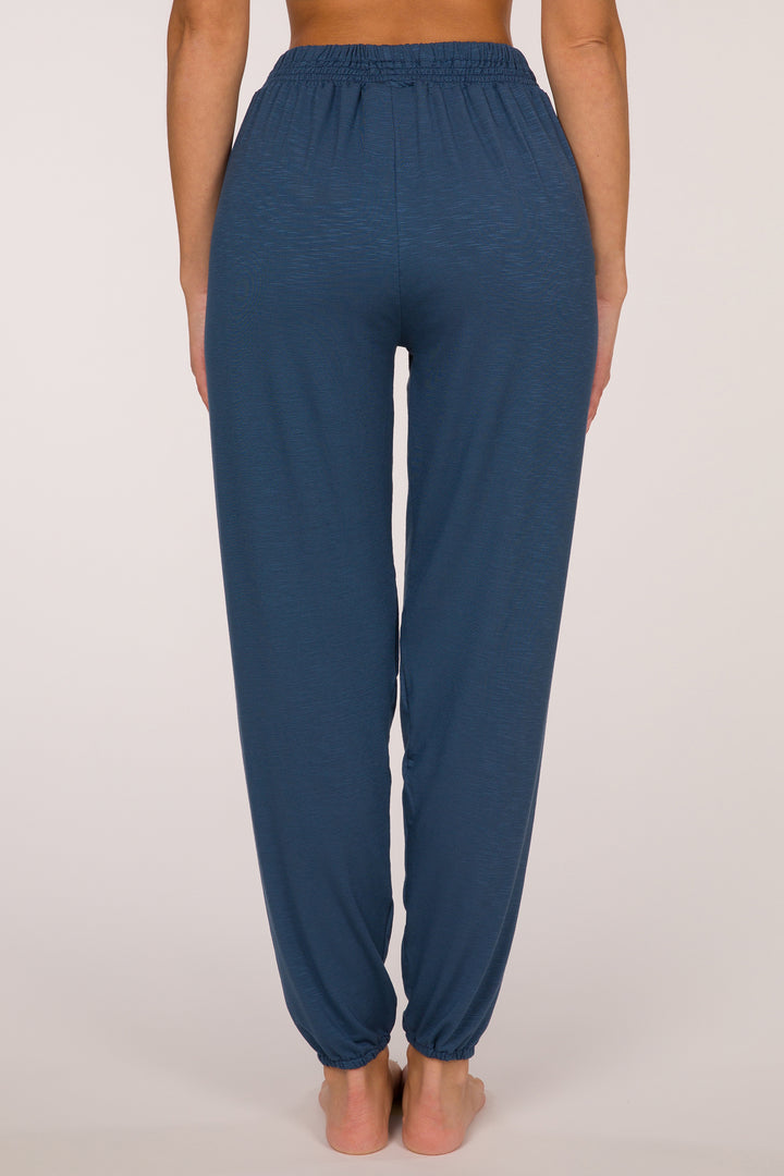 Bali Meditation Pants - Blu Mirtillo 