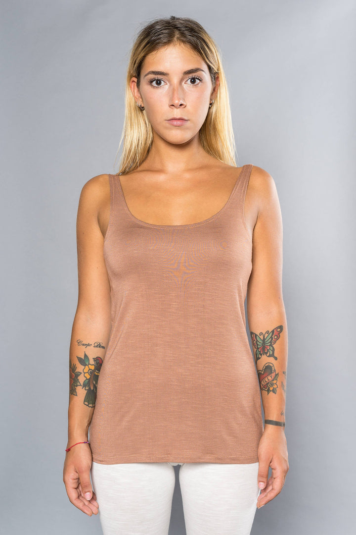 In-Ex Bamboo Essential Tank Top - Bronze