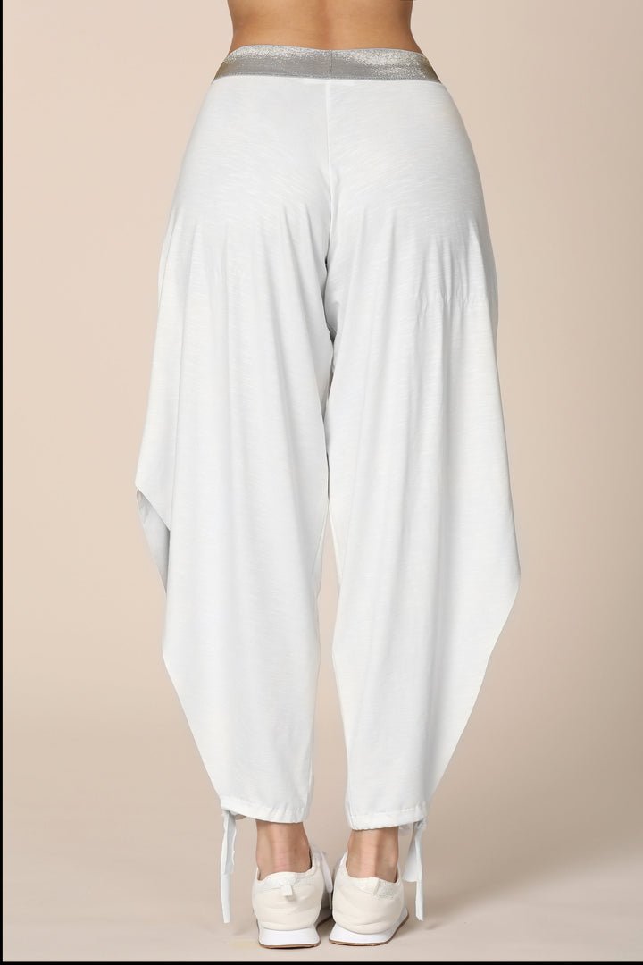 Boho Harem Pants - Bianco