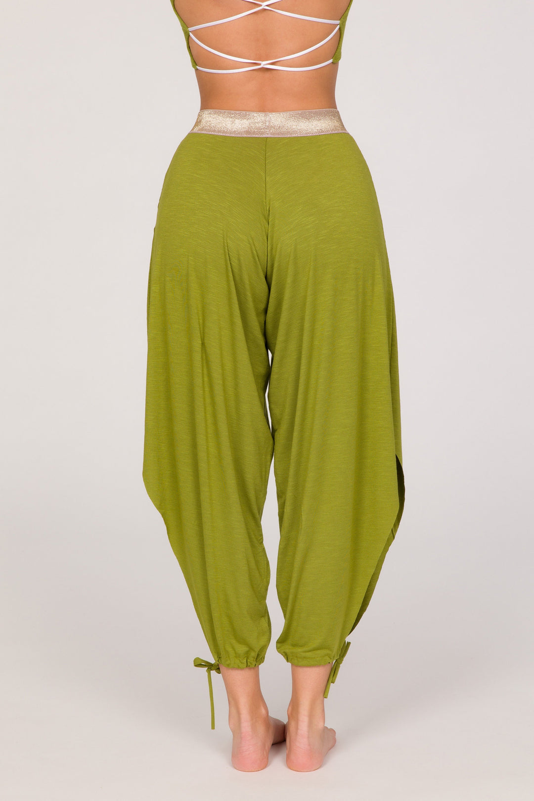 Boho Harem Pants - Green