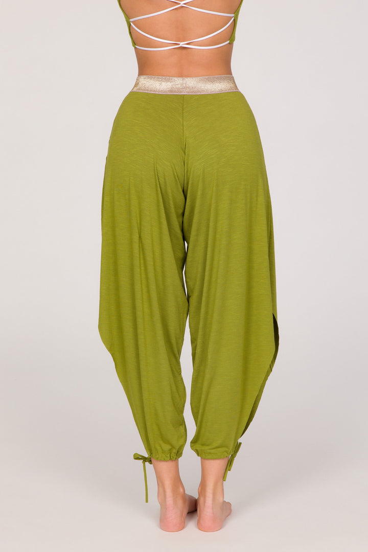 Boho Harem Pants - Green