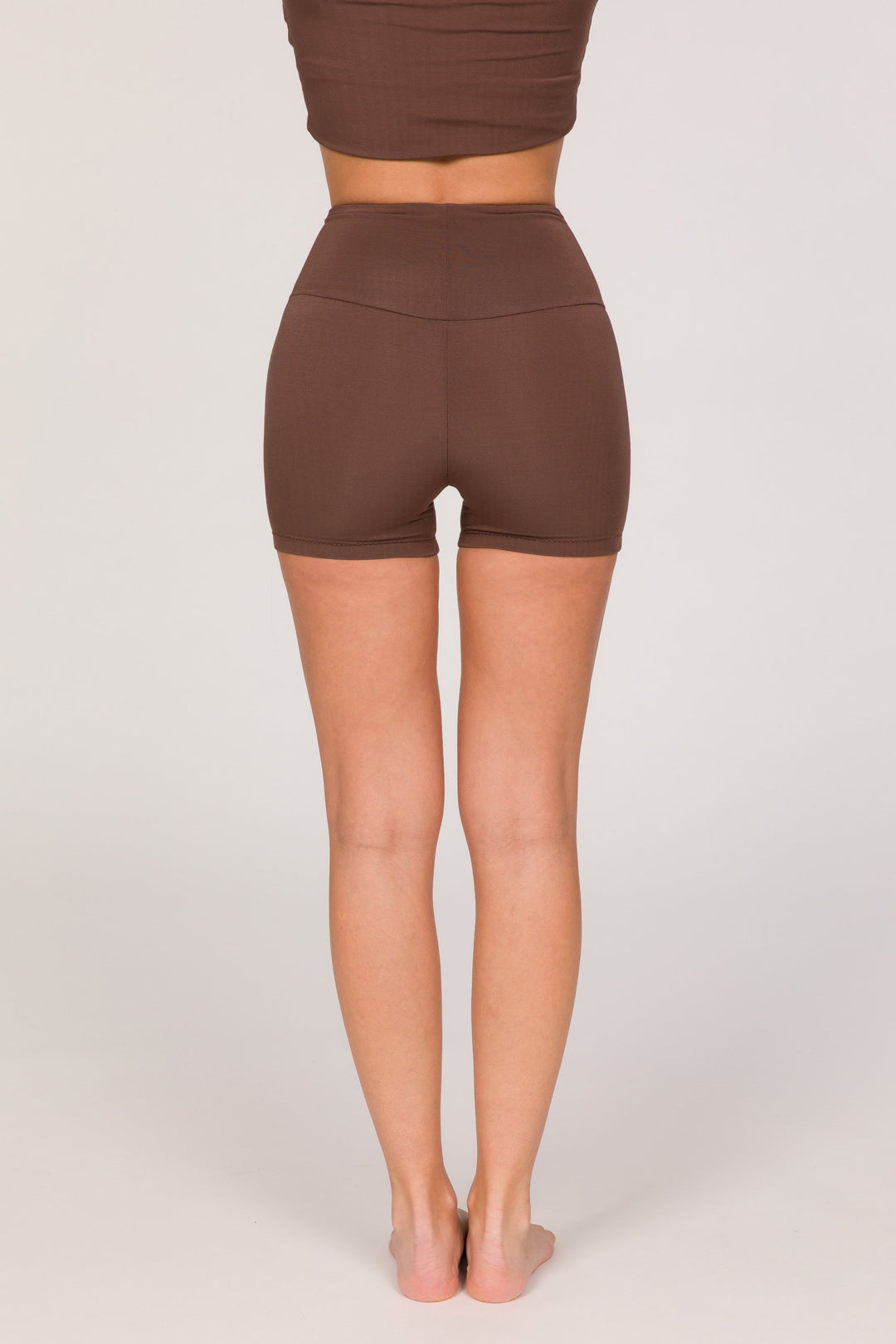 Parvati High Rise Short Pants - Chocolate