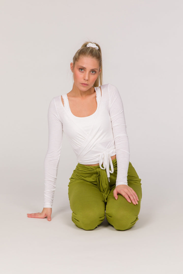 Gurudasana Bamboo Cache-Coeur - Wrap Long Sleeve