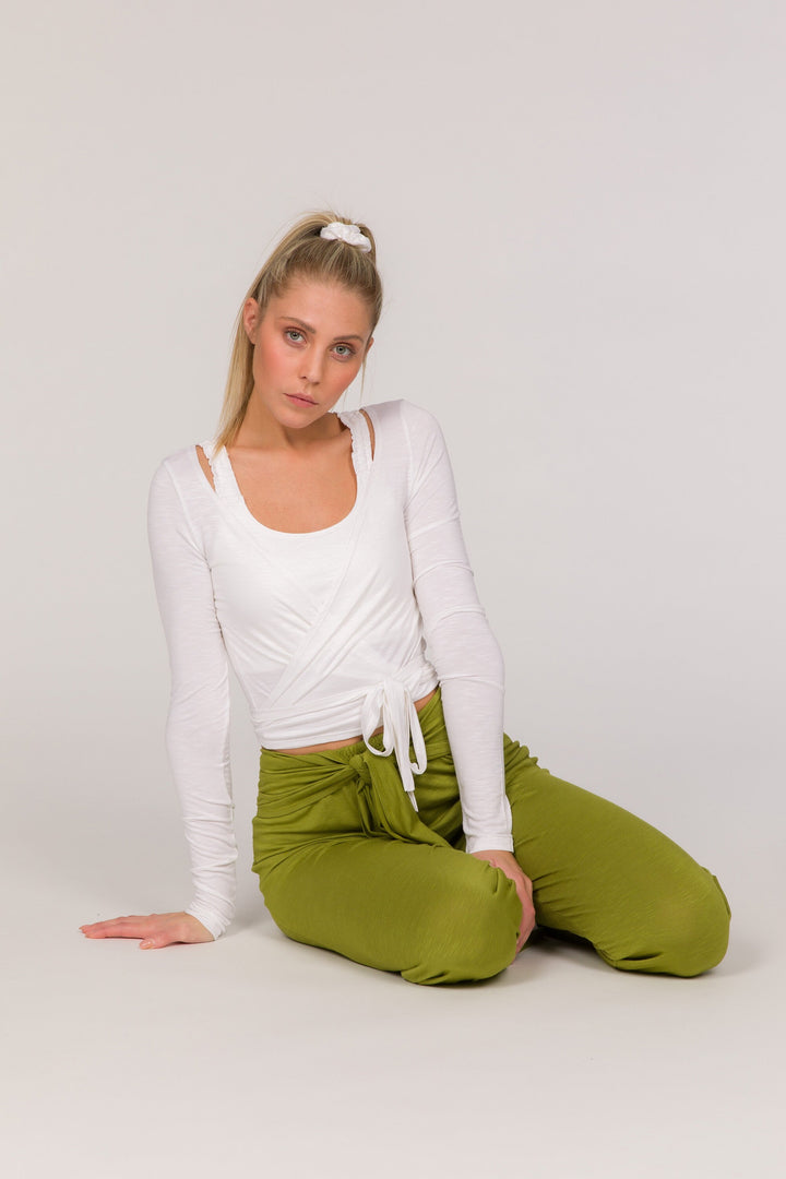 Gurudasana Bamboo Cache-Coeur - Wrap Long Sleeve