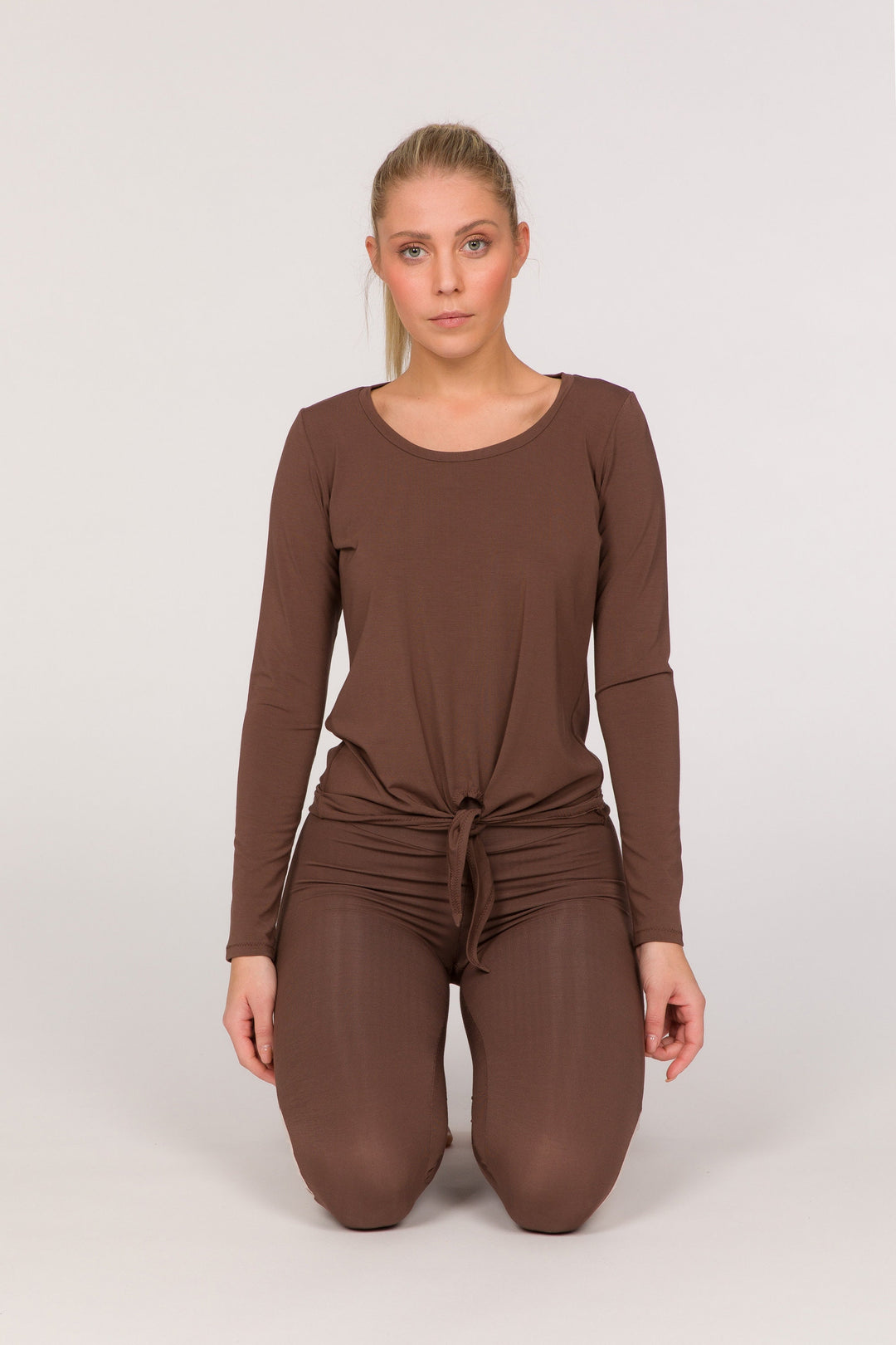 Practice Long Sleeve Top - Front Knot