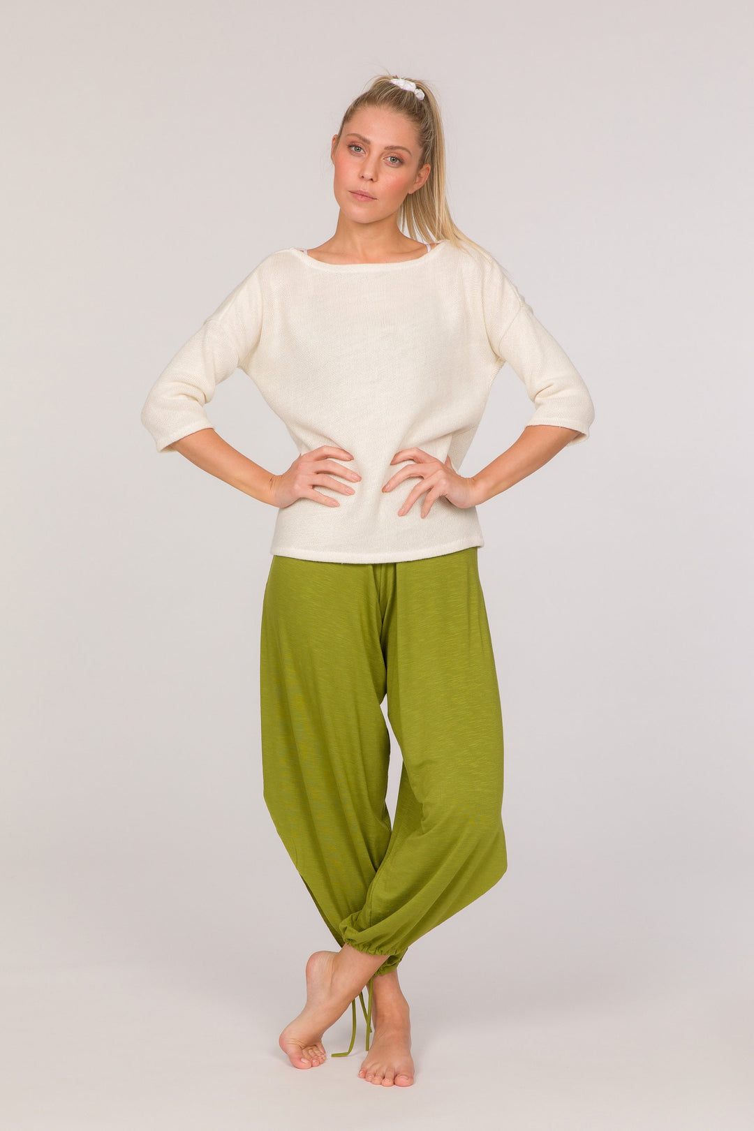 Boho Harem Pants - Green