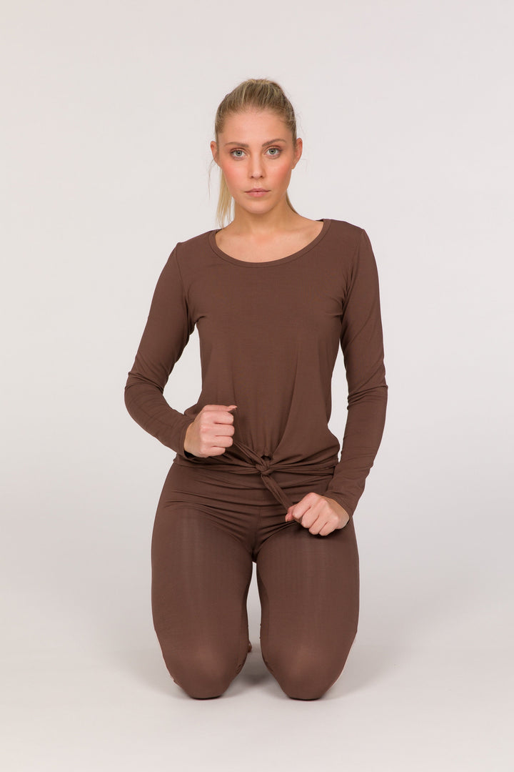 Practice Long Sleeve Top - Front Knot