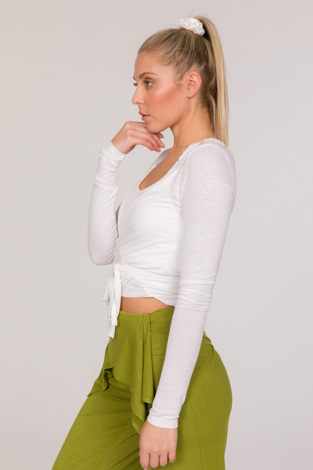 Gurudasana Bamboo Cache-Coeur - Wrap Long Sleeve