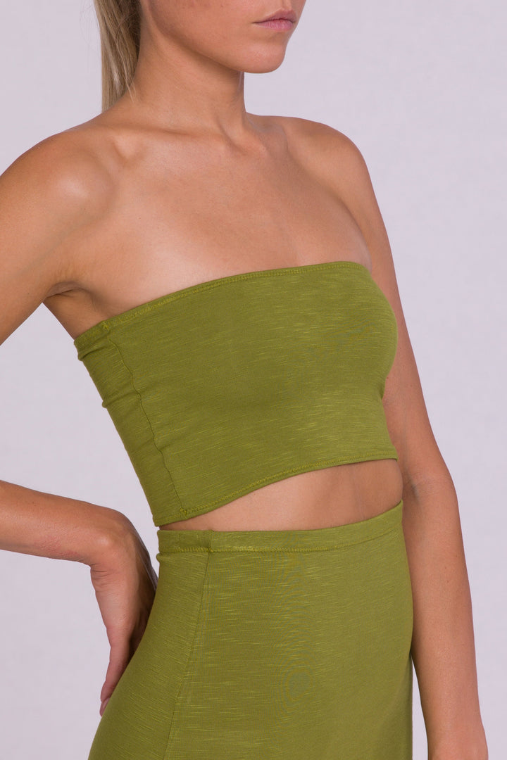 Francesca Essential Tube Top - Green